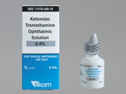 قطره چشمی کتورولاک Ketorolac drops